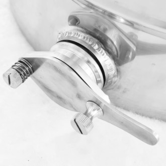 Abfüllkübel mit Edelstahlzapfhahn für Honig 300 kg Edelstahl